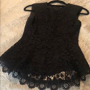 Zara Macrame Lace Top🖤